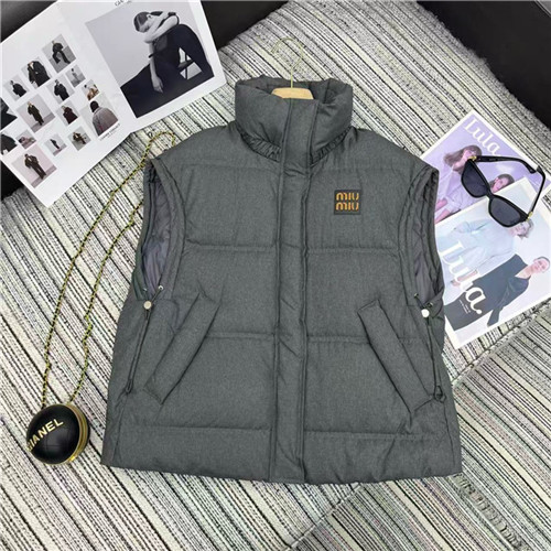 미우미우 패딩 조끼 (충전재-거위털) M55404 2025/신상