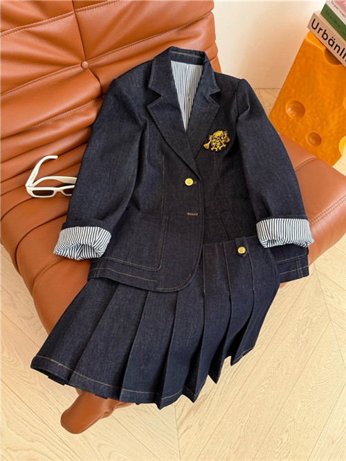 셀린느 데님 자켓 스커트 세트 C85107 2025/신상