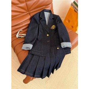 셀린느 데님 자켓 스커트 세트 C85107 2025/신상