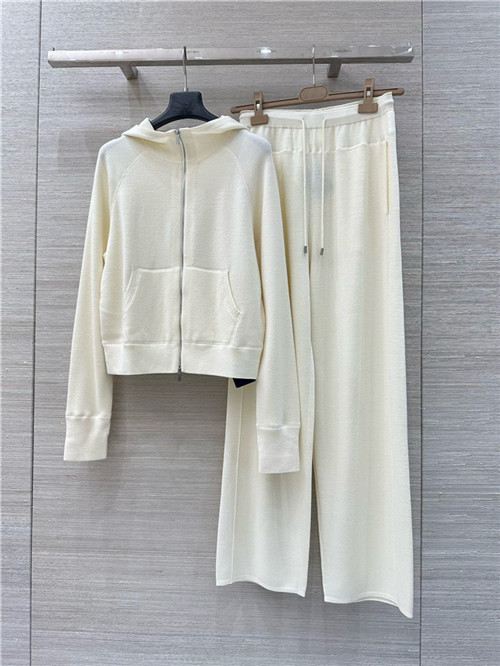 로로피아나 캐시미어 후드 자켓 캐주얼 바지 세트 L66205 2025/신상