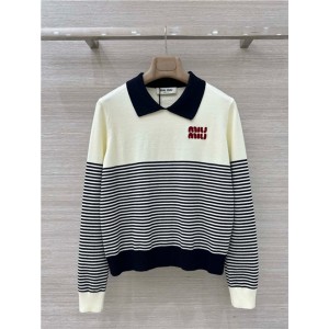 미우미우 긴팔 폴로 니트 M52754 2025/신상