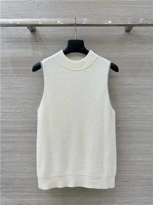 브루넬로 쿠치넬리 캐시미어 민소매 니트 B84603 2025/신상