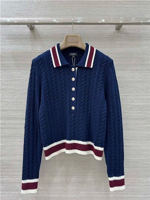 샤넬 긴팔 폴로 니트 C82906 2025/신상