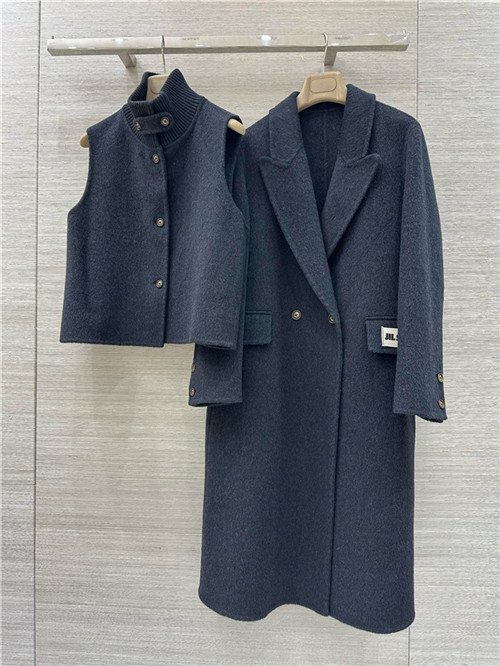 질 샌더 조끼 코트 세트 J14502 2025/신상