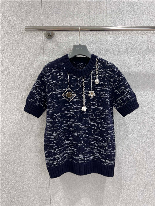 프라다 반팔 니트 P95107 2025/신상