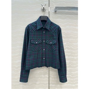 미우미우 긴팔 셔츠 M82997 2025/신상