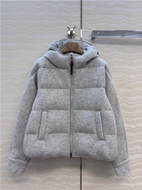 브루넬로 쿠치넬리 후드 패딩 자켓 (충전재-거위털) B68602 2025/신상