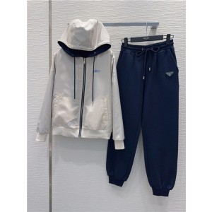 프라다 후드 트레이닝 세트 P64505 2025/신상