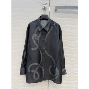 에르메스 실크 긴팔 셔츠 H43997 2025/신상