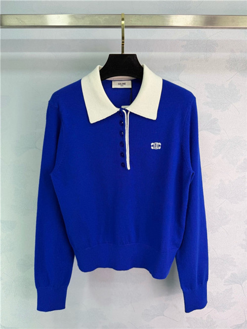 셀린느 긴팔 폴로 니트 C92209 2025/신상