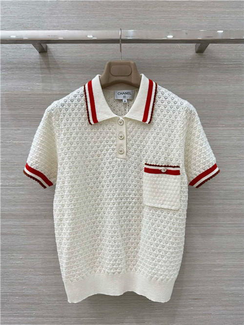 샤넬 반팔 폴로 니트 C72708 2025/신상