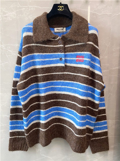 미우미우 긴팔 폴로 니트 M72600 2025/신상