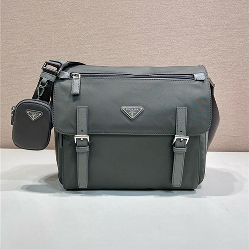 프라다 나일론 플랩 메신저백 1BD953B
