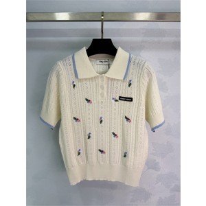 미우미우 반팔 폴로 니트 M31851 2026/신상