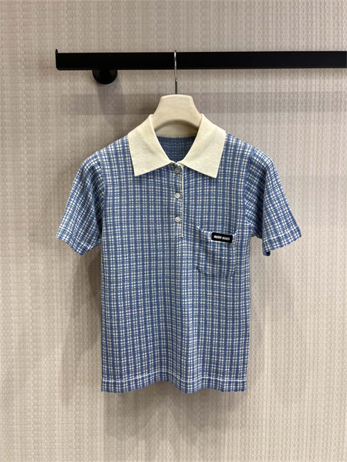 미우미우 반팔 폴로 니트 M32954 2026/신상