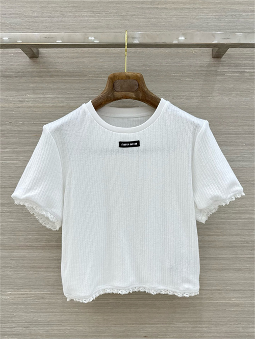 미우미우 반팔 티셔츠 M91457 2026/신상